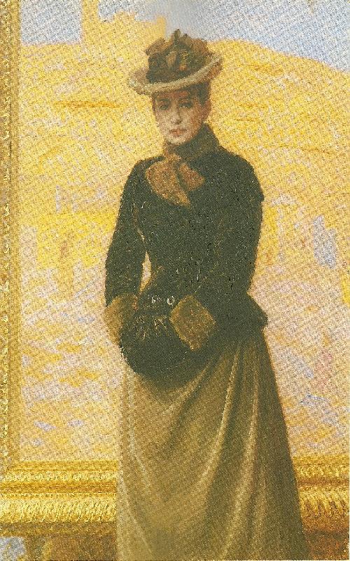 Laurits Tuxen kunstnerens forste hustru ursule de baisieux Spain oil painting art